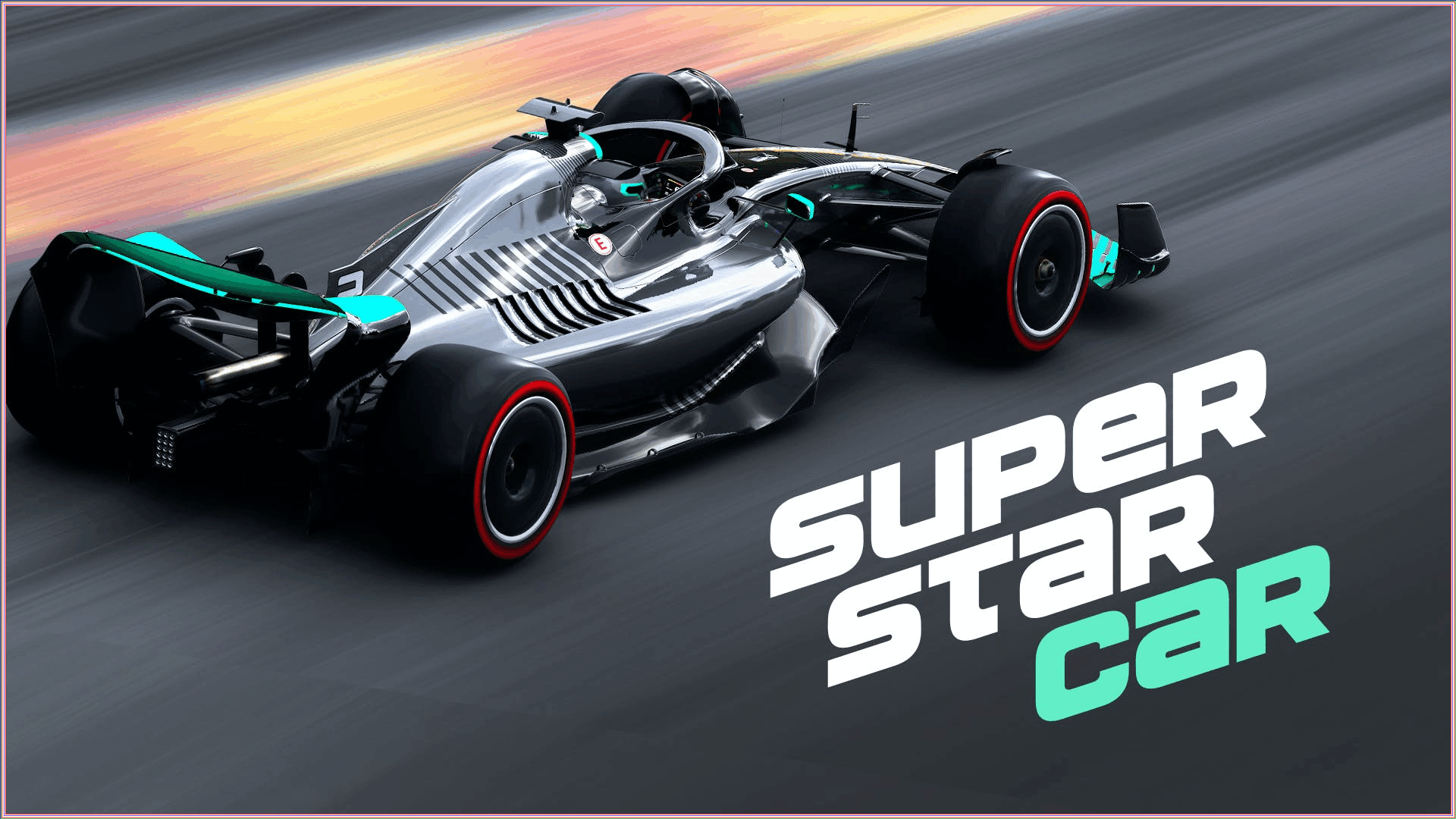 Super Star Car gameplay screenshot showing Formula 1 racing action